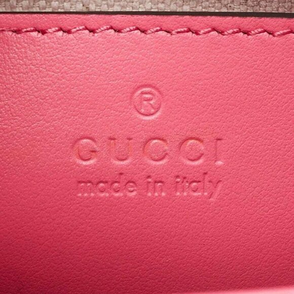 Gucci Pink GG Stitched Leather Matelassè Small Bag - Picture 8 of 11